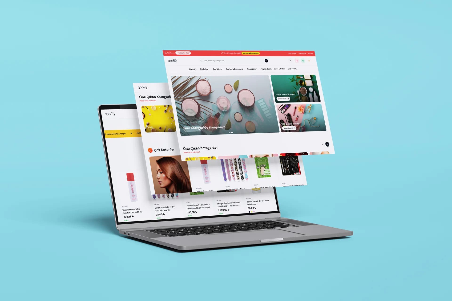 QKozmo E-Ticaret Teması