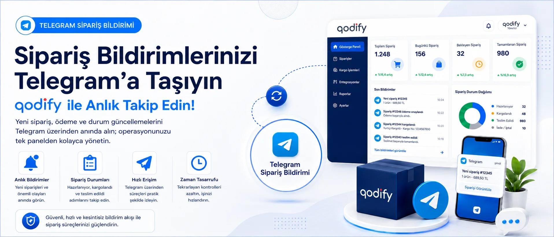 Telegram Sipariş Bildirimi